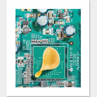 Computer Chip Posters and Art